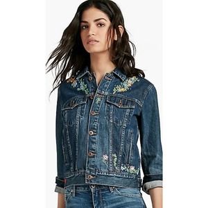 Lucky Brand Tomboy Trucker Denim Jean Jacket Women Size Small
